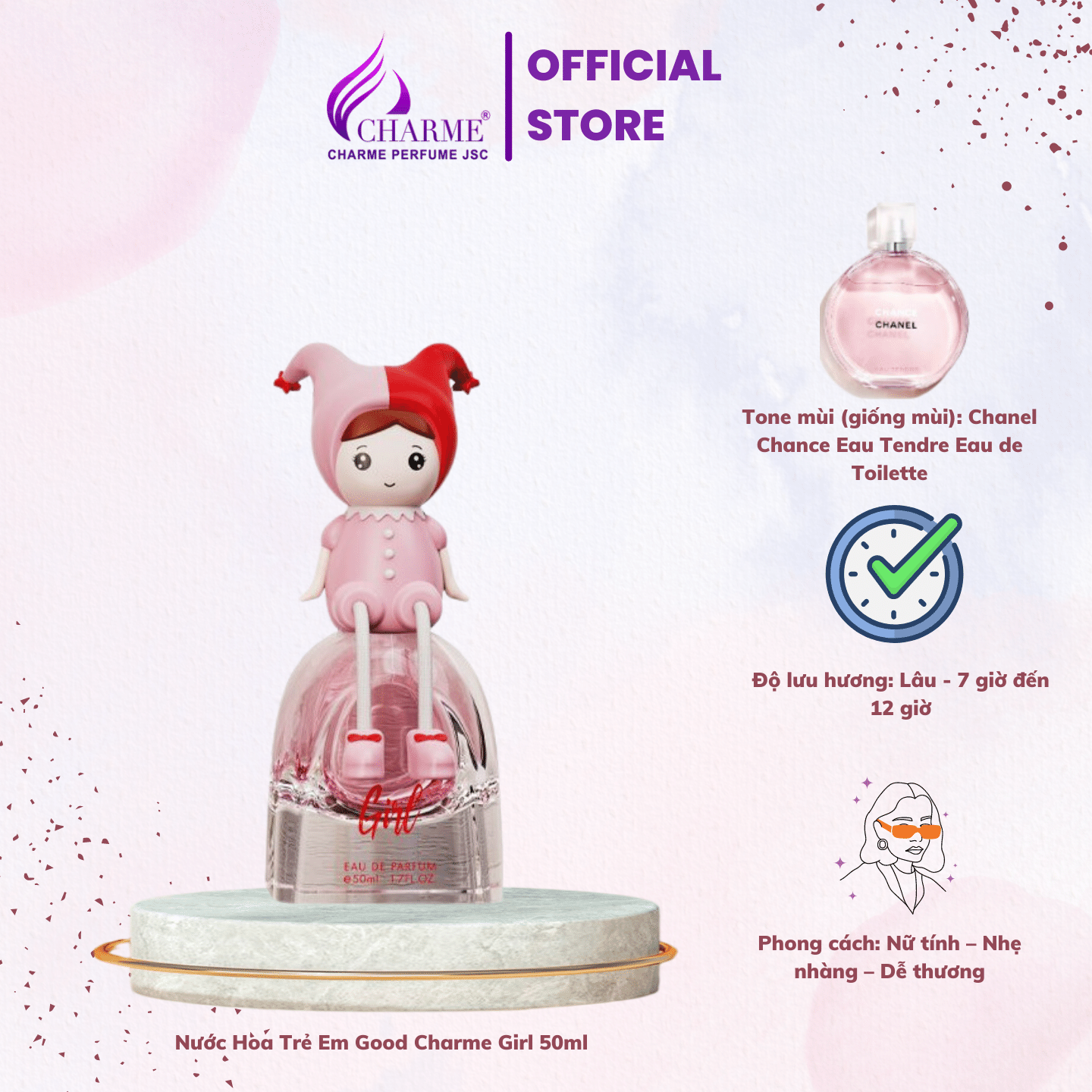 Nước Hoa Trẻ Em Good Charme Girl 50ml