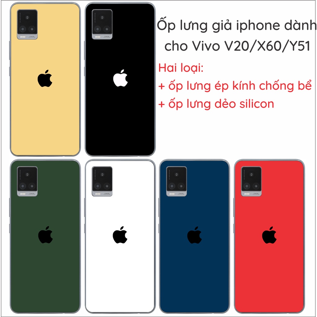 Ốp lưng giả ip dành cho vivo v20 / vivo x60 / vivo y51