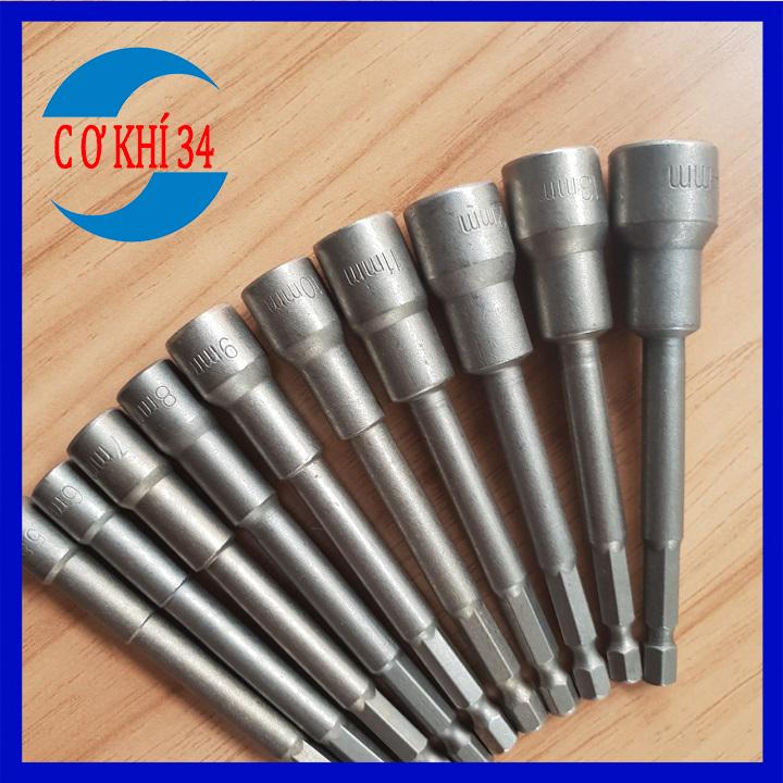 Đầu tuýp lục giác cho khoan 100mm cho khoan pin khoan điện