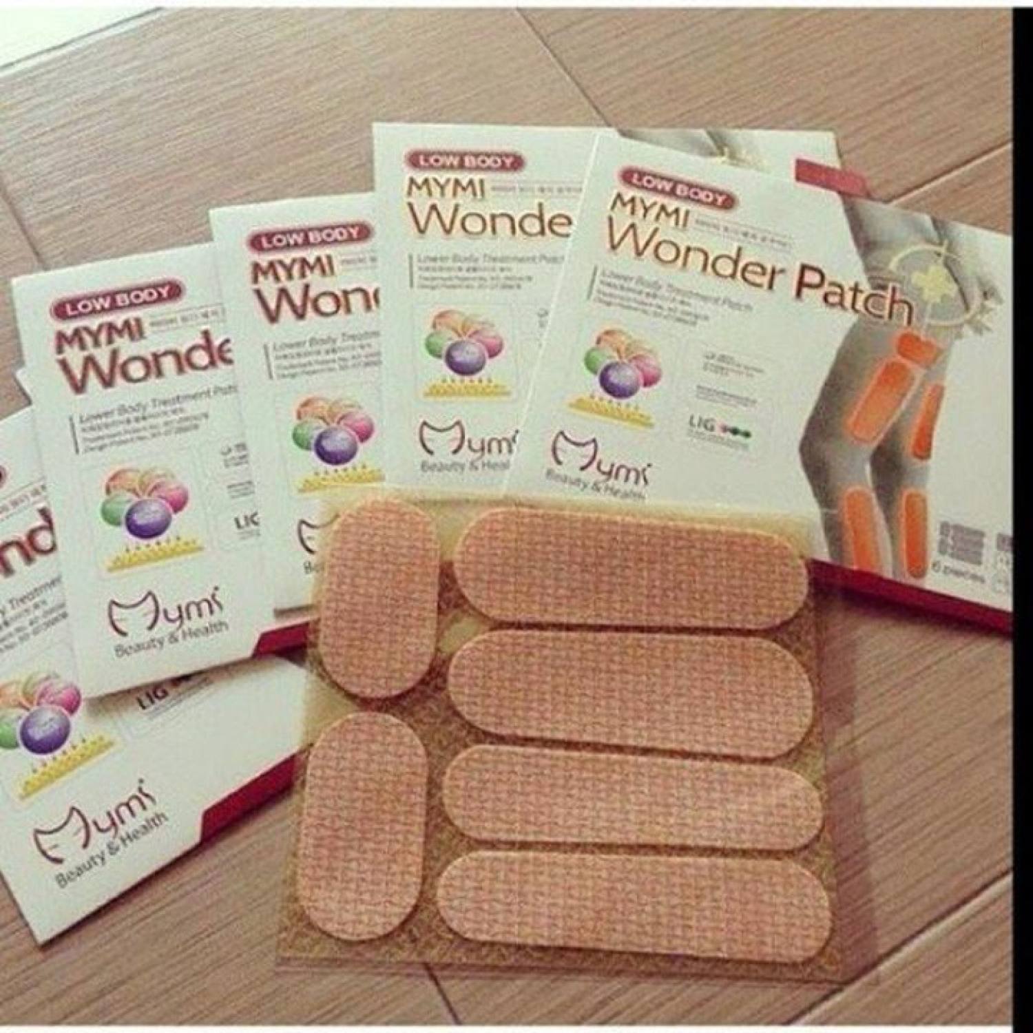 Miếng dán thon đùi mymi wonder patch low body (18 miếng)