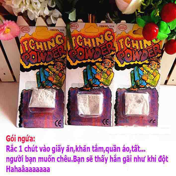 Gói bột gây ngứa cơ thể loạn