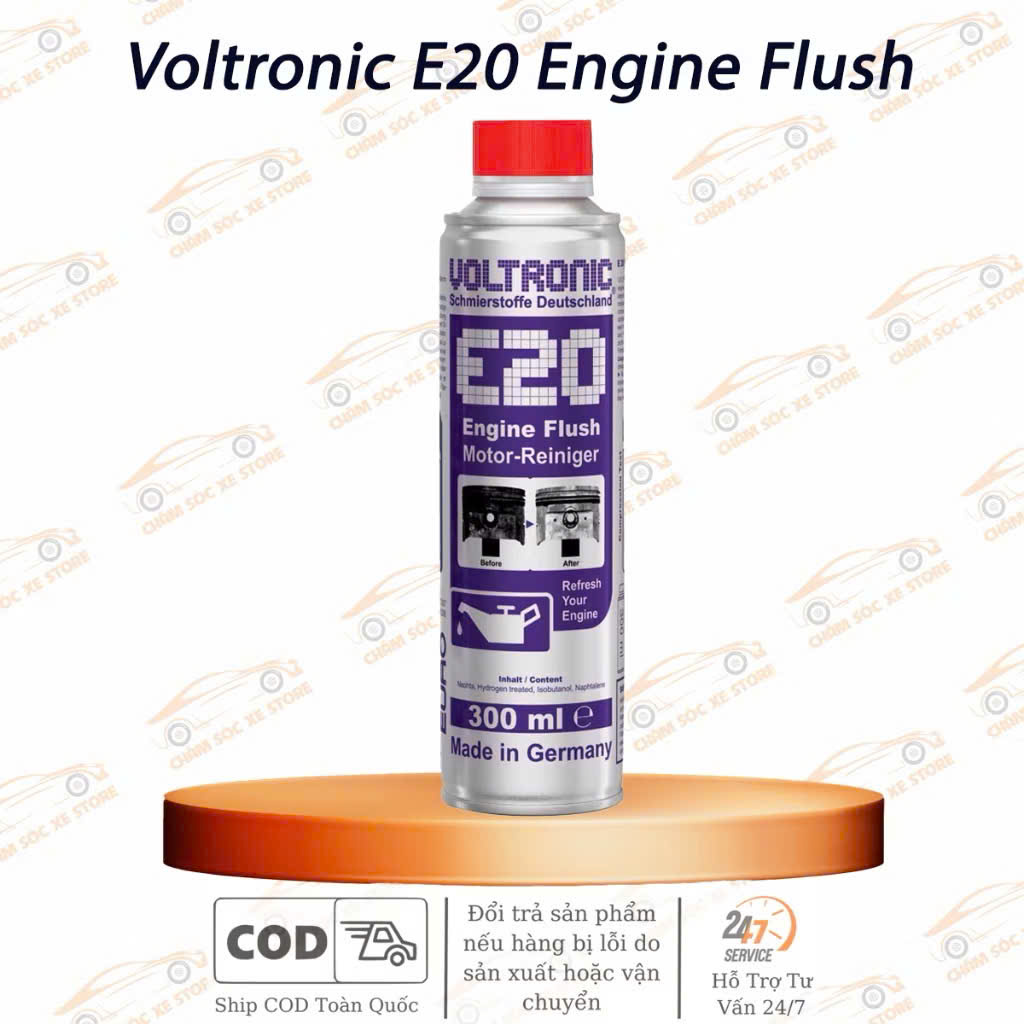 Phụ gia súc rửa động cơ Voltronic E20 Engine Flush 300ml