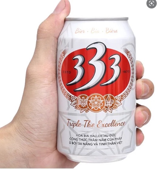 NEW Thùng 24 lon bia 333 330ml (hàng chính hãng)