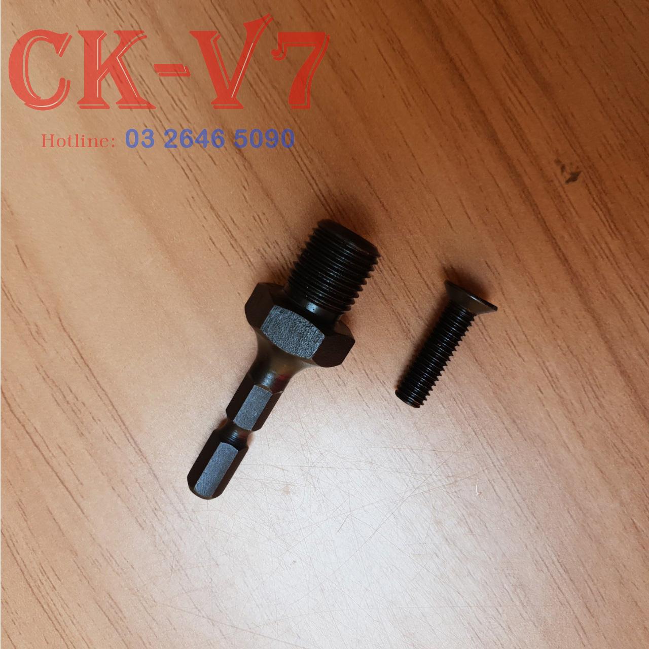 Chuôi lục giác sang củ măng ranh 13 ly