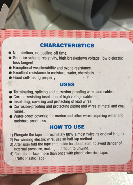 Băng keo cách điện chống nước NO.15
