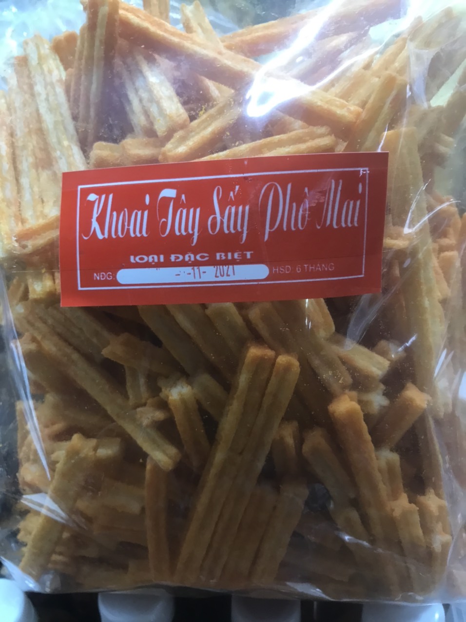 500 Gram Khoai Tây Sấy Phô Mai Đà lạt