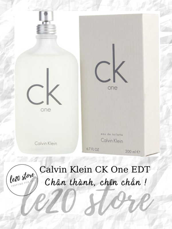 [Mẫu thử 20ml] Nước hoa nam cao cấp Calvin Klein CK One - nuoc hoa nam tươi mát - nuoc hoa ck - nuoc hoa nam