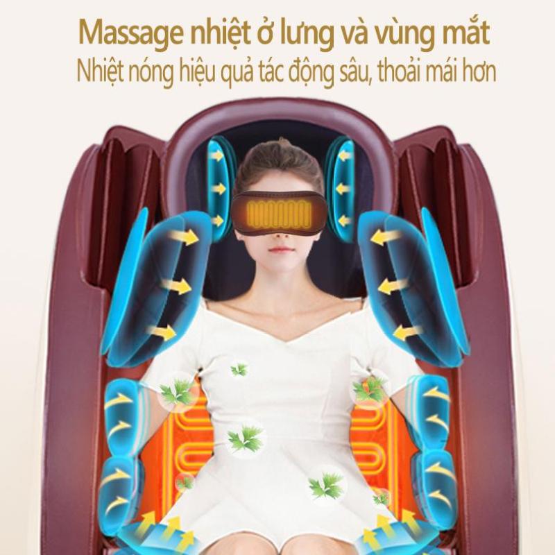 Ghế massage máy mát xa KAIMEIDI tự động đa chức năng loa Bluetooth nhạc 3D lập thể ghế mát xa kiểu phi thuyền chân không Tops Market
