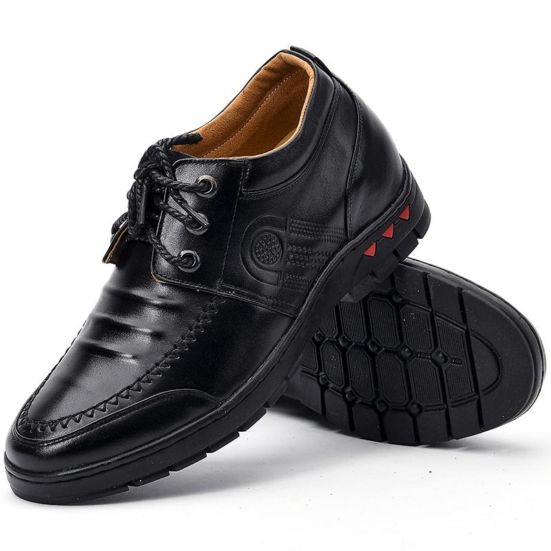 GIÀY LƯỜI DA BÒ NAM- LEX02 ĐẾ TĂNG CHIỀU CAO 6CM