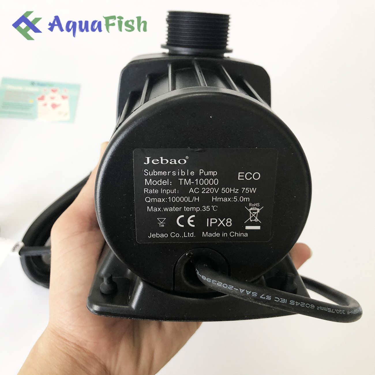 Máy Bơm Chìm Hồ Cá Koi Jebao TM 3500 - 10000 (máy bơm nước hồ cá Koi chuyên dụng)