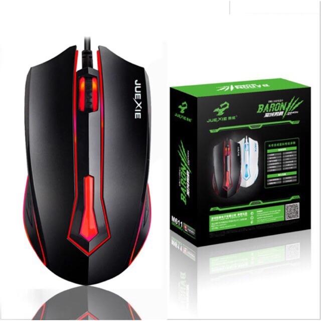 COMBO 5 CHUỘT QUANG CÓ DÂY  CHUYÊN GAME M611 3D CÓ LED