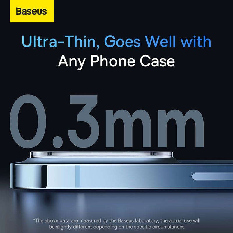 Miếng dán kính cường lực bảo vệ camera cho iPhone 14 Pro / 14 Pro Max hiệu Baseus Full-coverage Lens mang lại khả năng quay video 8K - Phân phối bởi Hotphukien