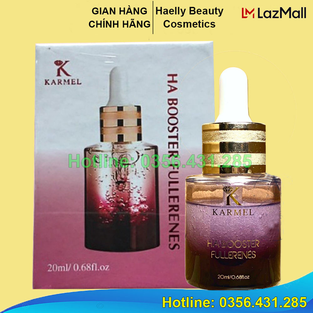 Serum Căng Bóng Cấp Ẩm Dưỡng Ẩm Karmel Ha Booster Fullerenes 20ml