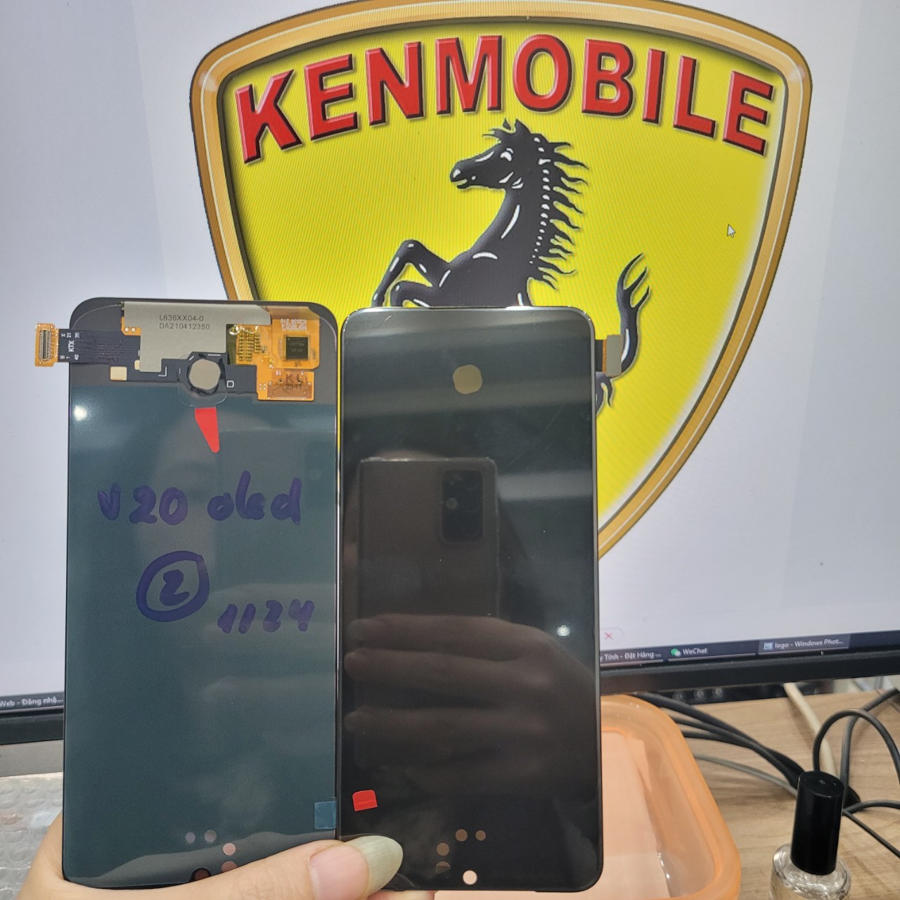Màn hình nguyên bộ vivo v20 2021 / v20se / v21e / v23e, loại oled