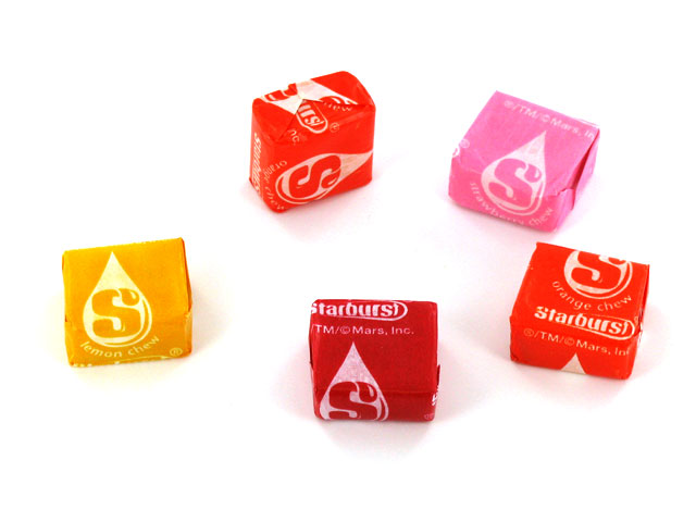 Kẹo trái cây Starburst thanh