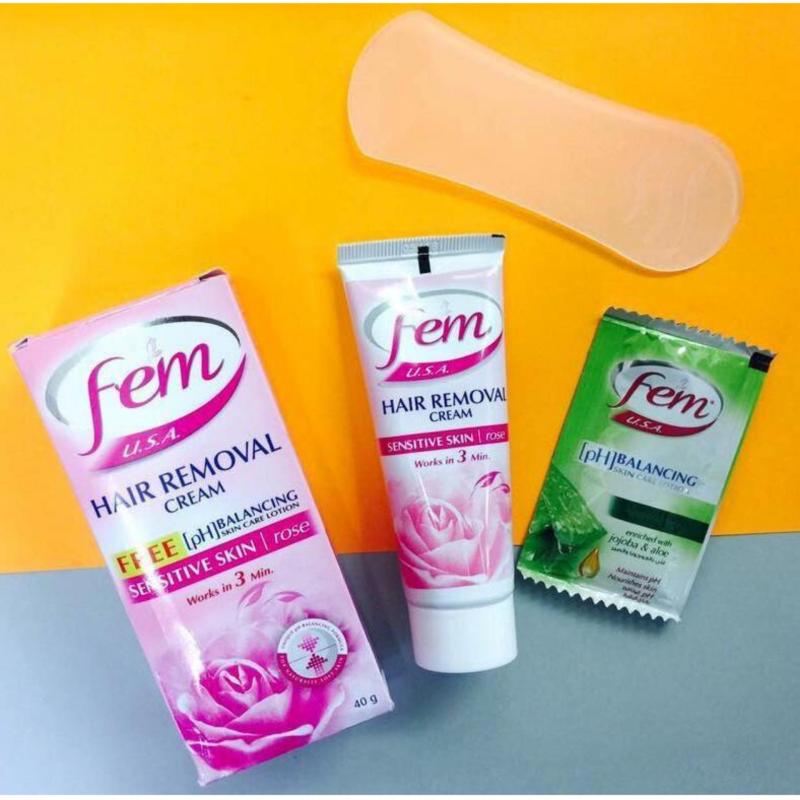 Kem tẩy lông Fem cho da nhạy cảm trong vòng 5 phút Wax lông Fem (Thái Lan)
