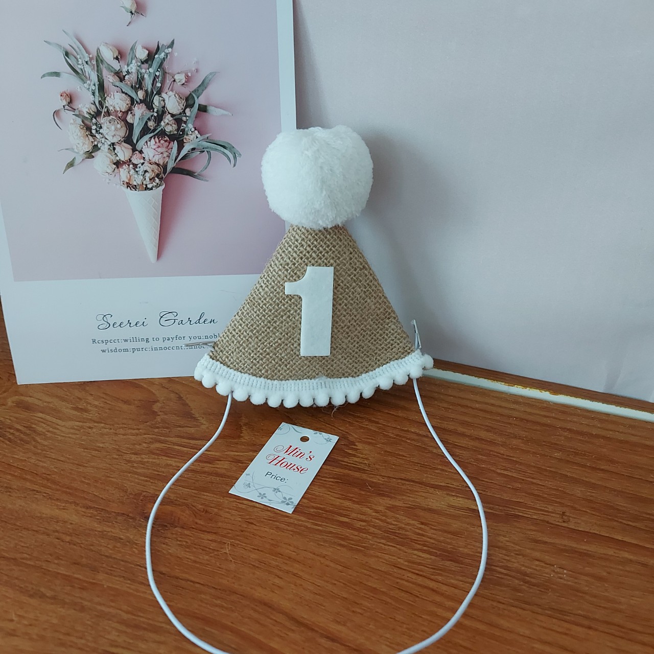Mũ Sinh Nhật Số 1, 2, 3, 4  Cho Bé