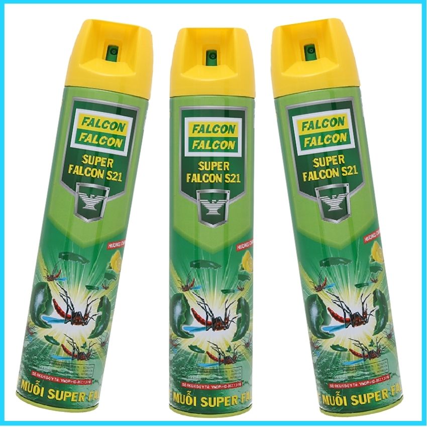 [HCM] Bình xịt diệt muỗi Super Falcon 600ml MXFC01,