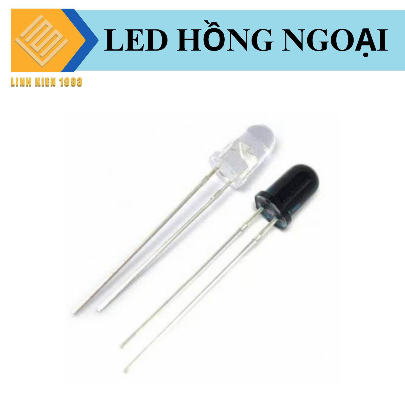 ( 5 cặp ) Led thu phát hồng ngoại 5mm