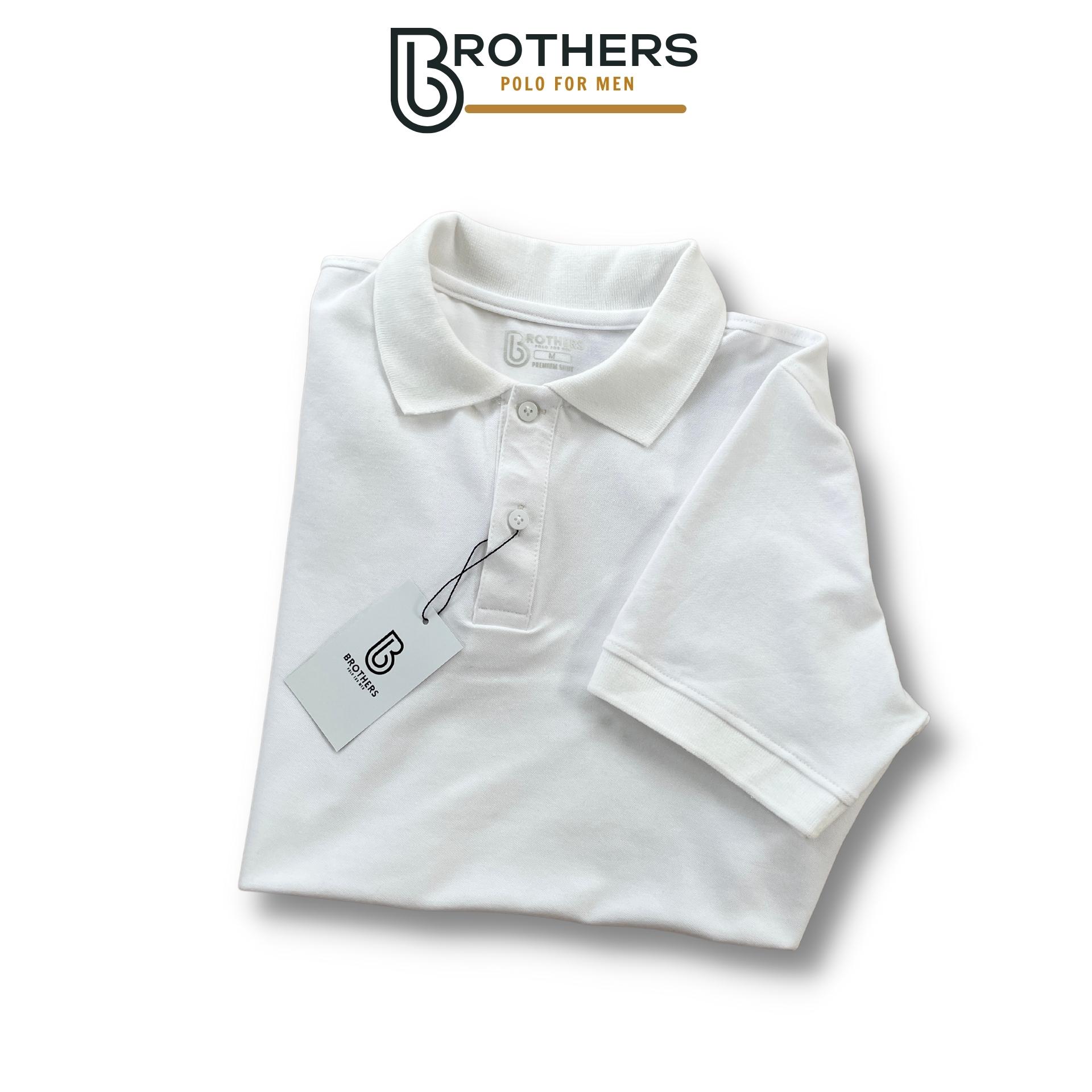 Áo thun polo nam PARA có cổ, kiểu trơn basic, vải cá sấu cotton cao cấp, thoáng mát, xịn đẹp - BROTHERS