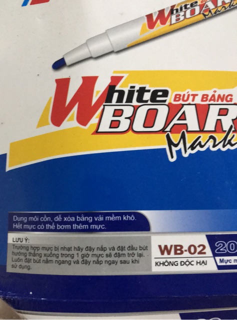 Bút dạ viết bảng trắng Thiên Long WB-02.