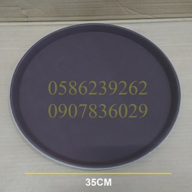 Khay tròn phục vụ chống trượt 35cm