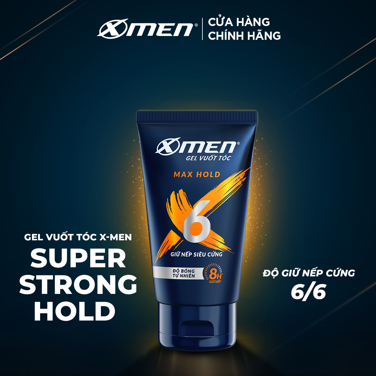Gel vuốt tóc X-men Siêu cứng tóc 150g