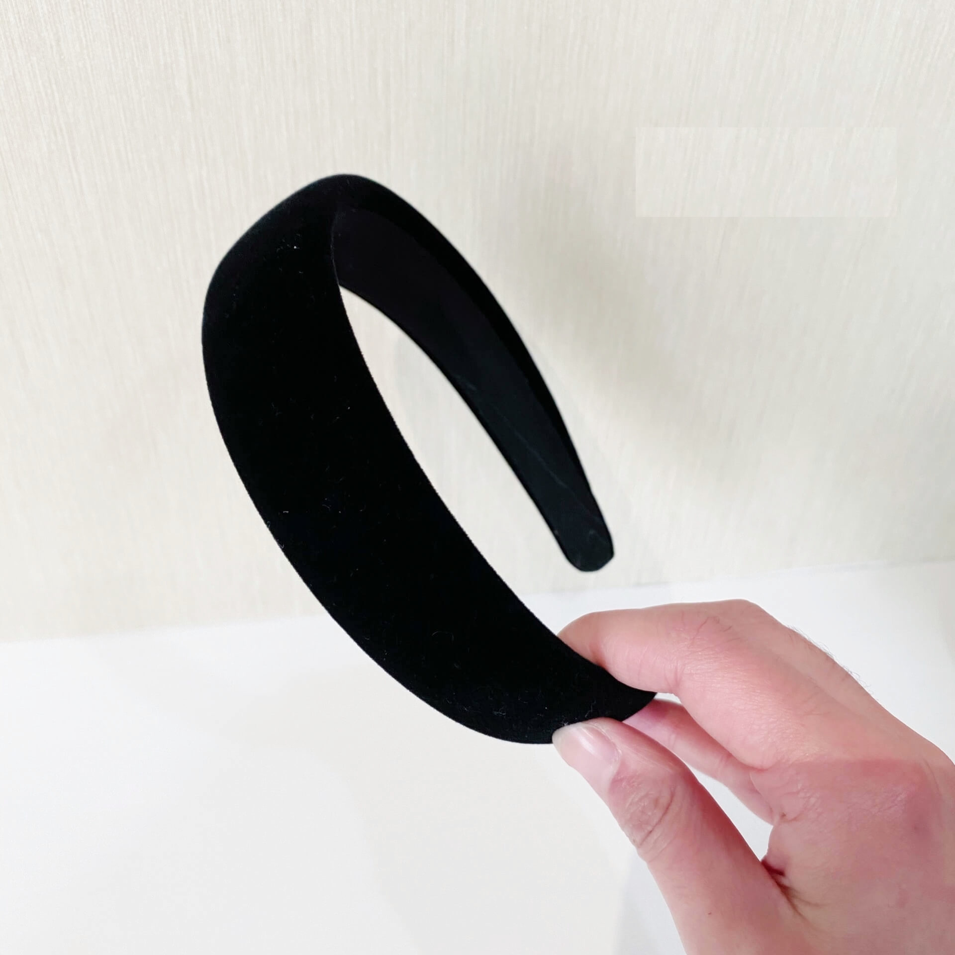 ✧Ảnh/Video thật✧ Cài tóc vải bản to phong cách cổ điển Rosé BlackPink, băng đô, bờm tóc Quảng Châu BD016 Xưởng Của Vi