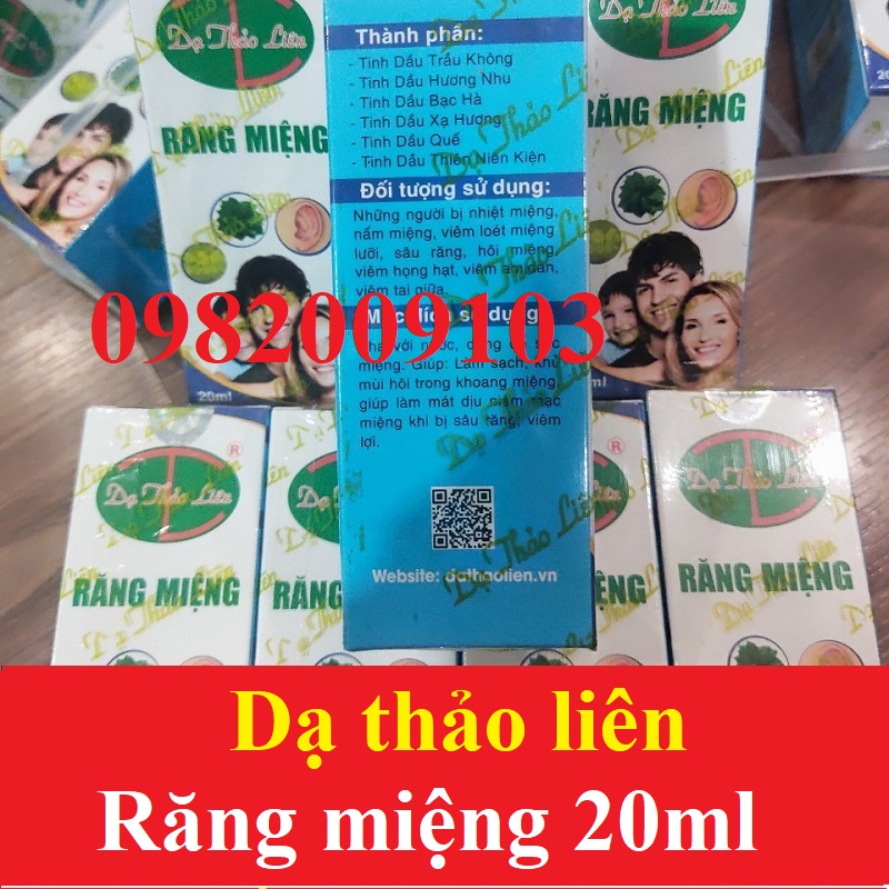 Tinh dầu Răng miệng Dạ Thảo Liên lọ to 20ml