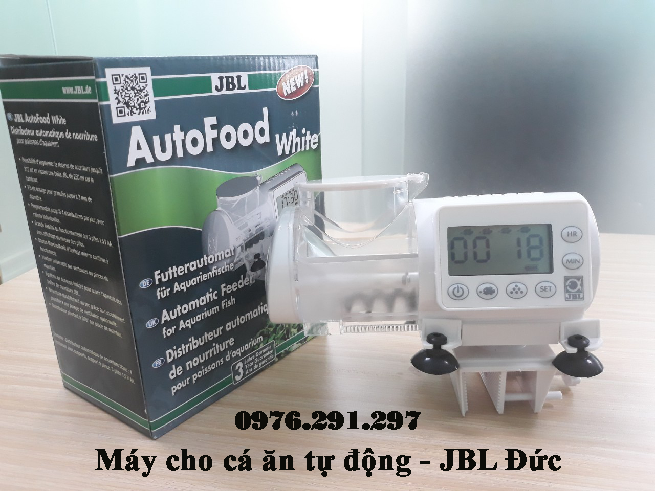 Máy cho cá ăn tự động JBL Autofood White - Đức