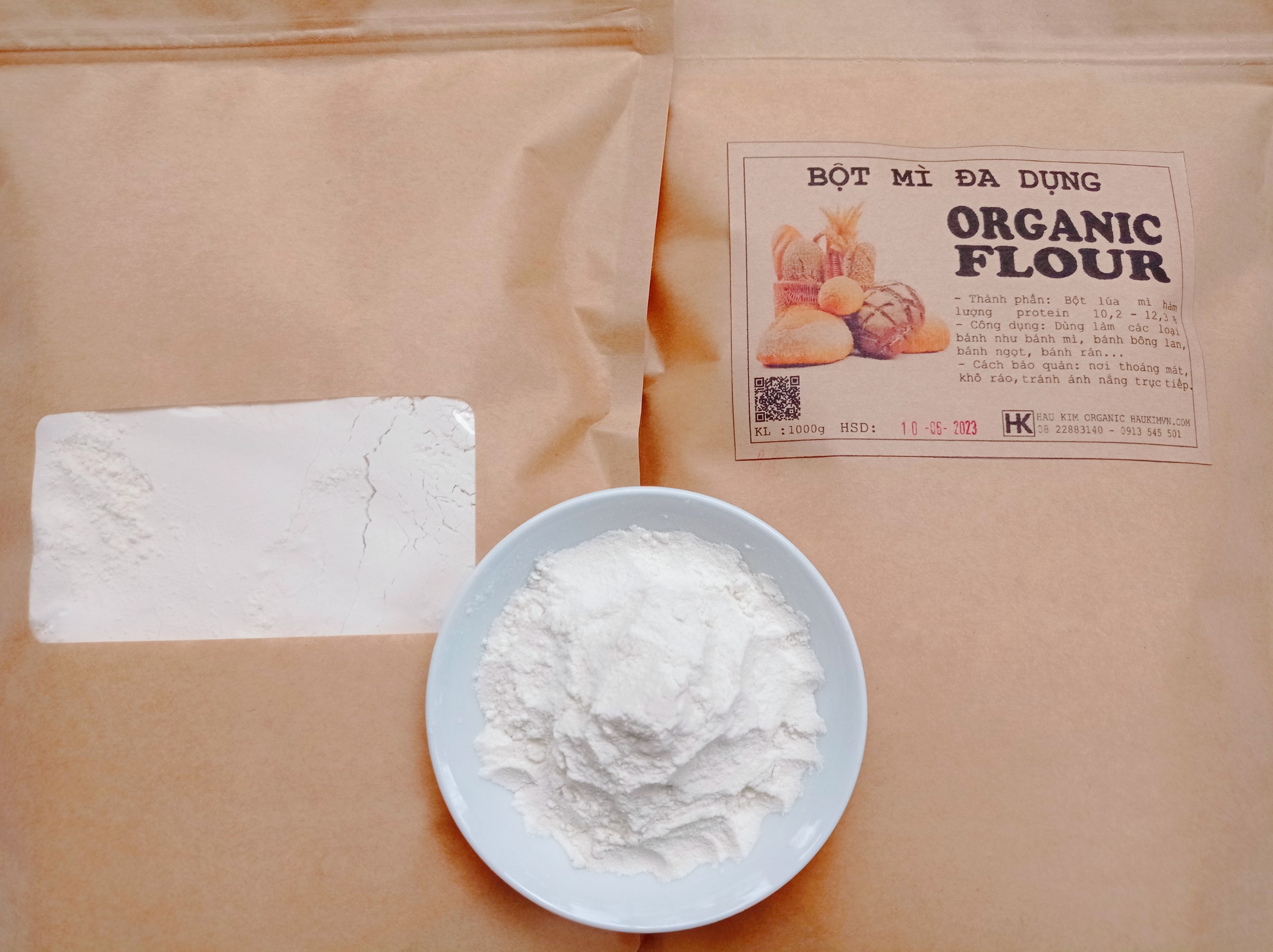 Bột mì làm bánh đa dụng-túi 1kg