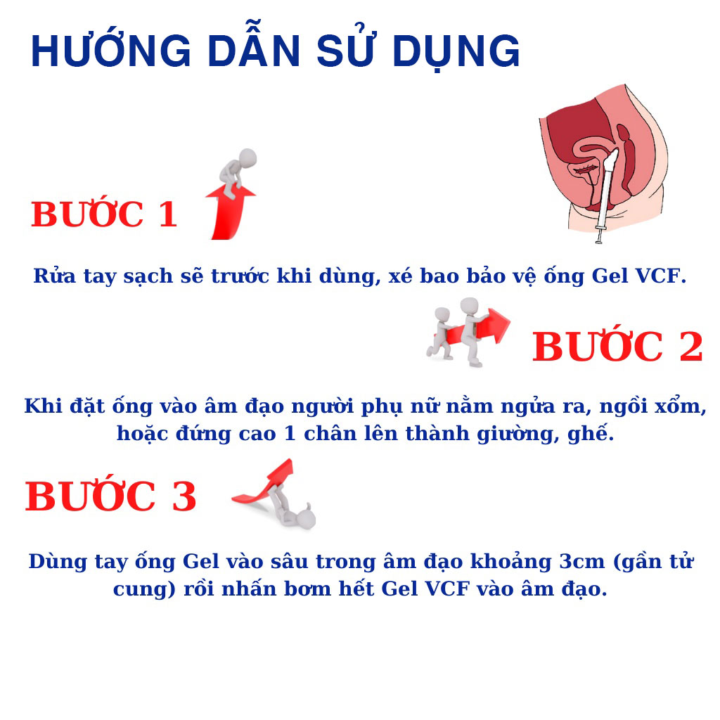 [Bán Lẻ] Gel tránh thai VCF lẻ 1 ống [Chính hãng USA - Date xa]