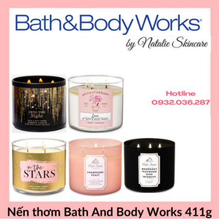 LINK 1 2 - ĐỦ MÙI Nến Thơm Bath and Body Works Scented Candle 411g