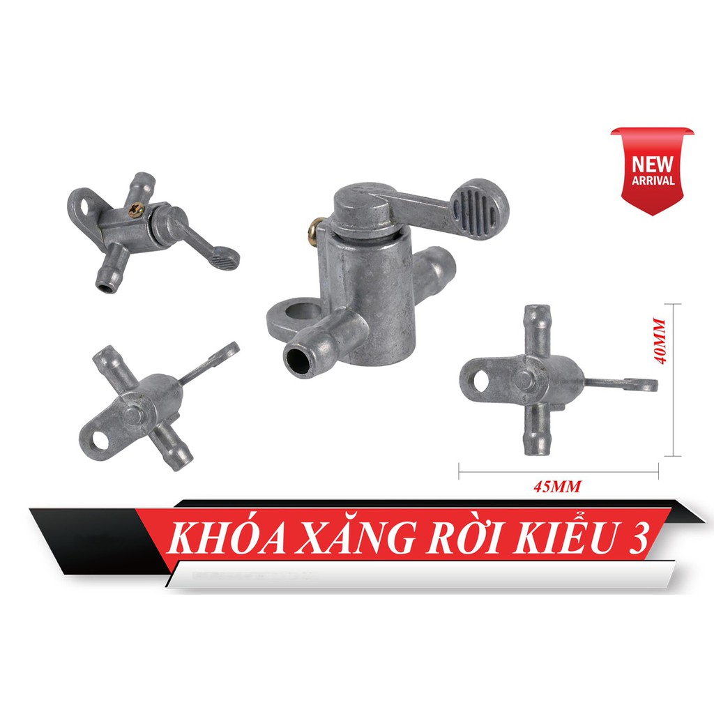 Khóa xăng rời kiểu 3