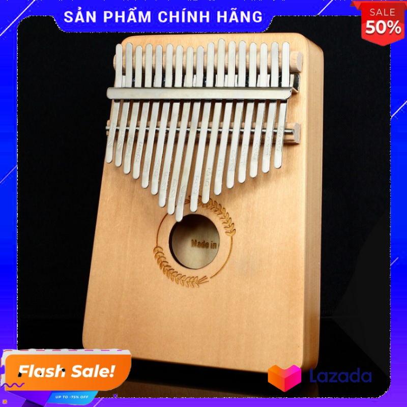 Đàn kalimba 17 phím tặng stick màu và búa chỉnh âm GECKO314