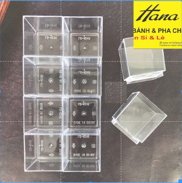 Set 10 Hộp mousse Vuông ( Không kèm nắp )