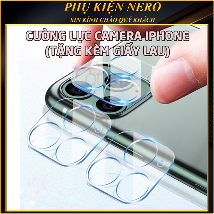 [TẶNG GIẤY LAU] Kính Cường Lực iPhone Bảo Vệ Camera (ip11/11Pro/11ProMax/12Mini/12/12Pro/12ProMax/13/13Pro/13ProMax)