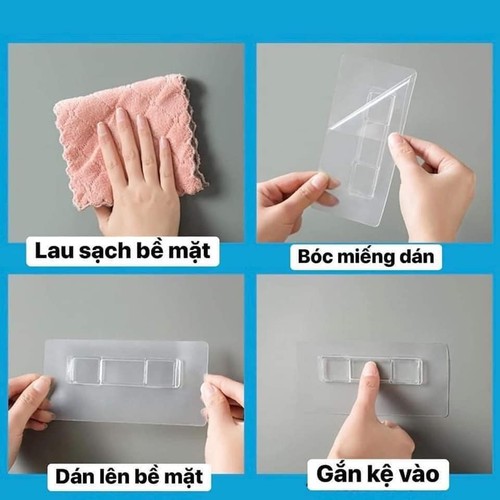 Ống Đũa Hình Đám Mây 2 Ngăn Có Móc Treo
