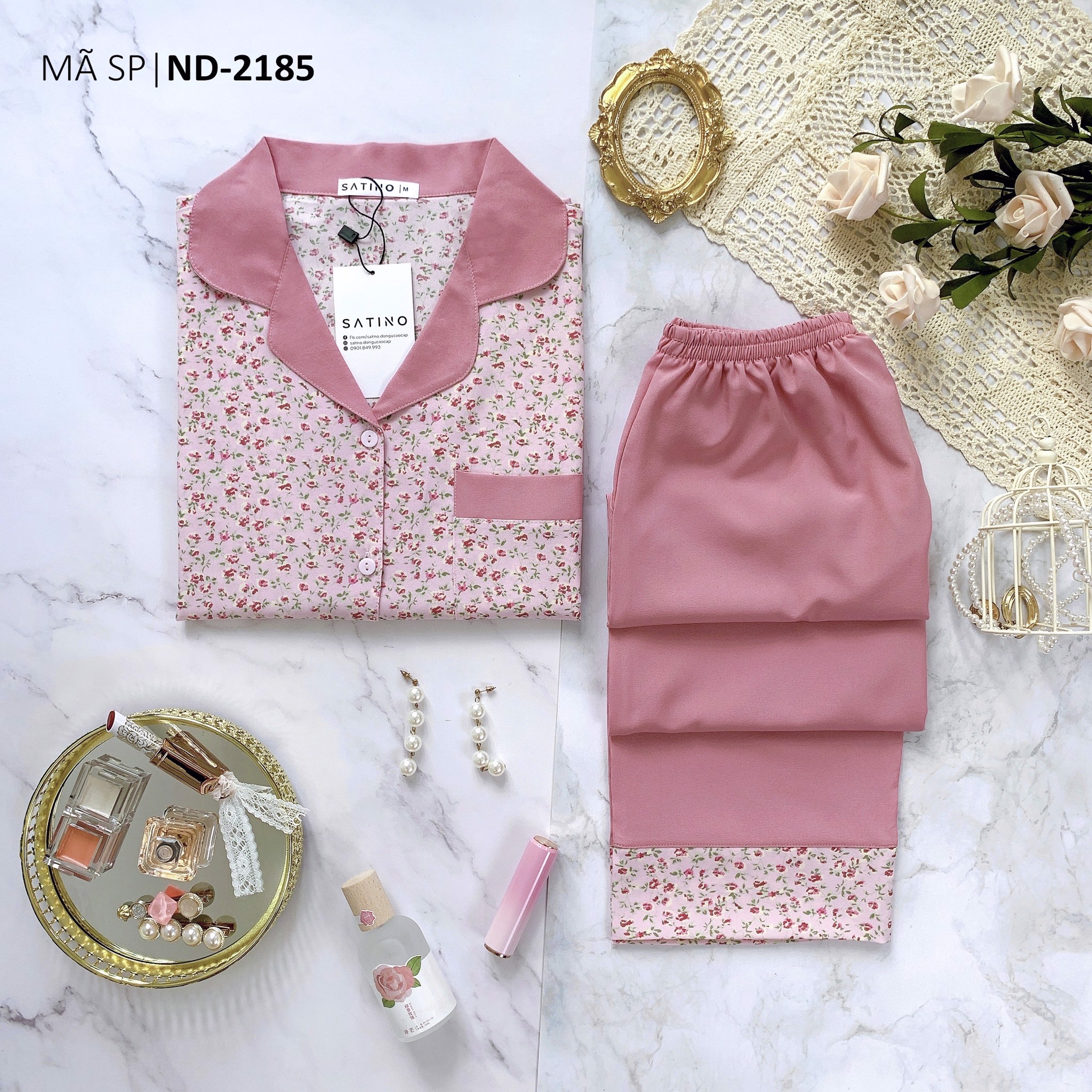 [COMBO 3 BỘ 499K] Pijama TNQD - Jessie Pink