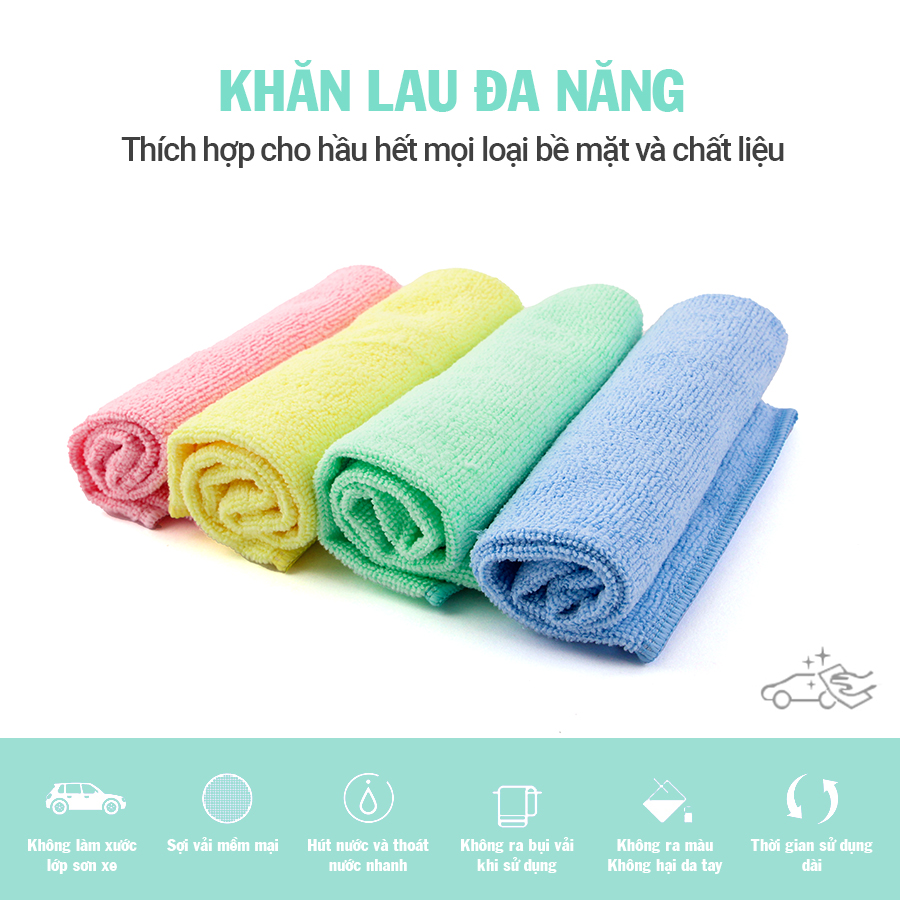 [Quà Tặng] Khăn Lau Microfiber CIND (40*40cm)