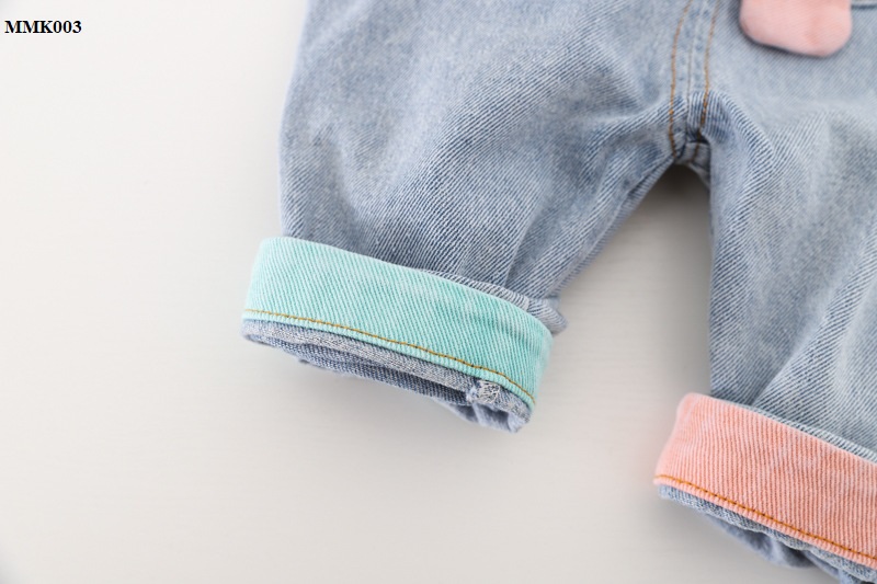 [HCM]Set quần yếm denim cho bé trai MMK003