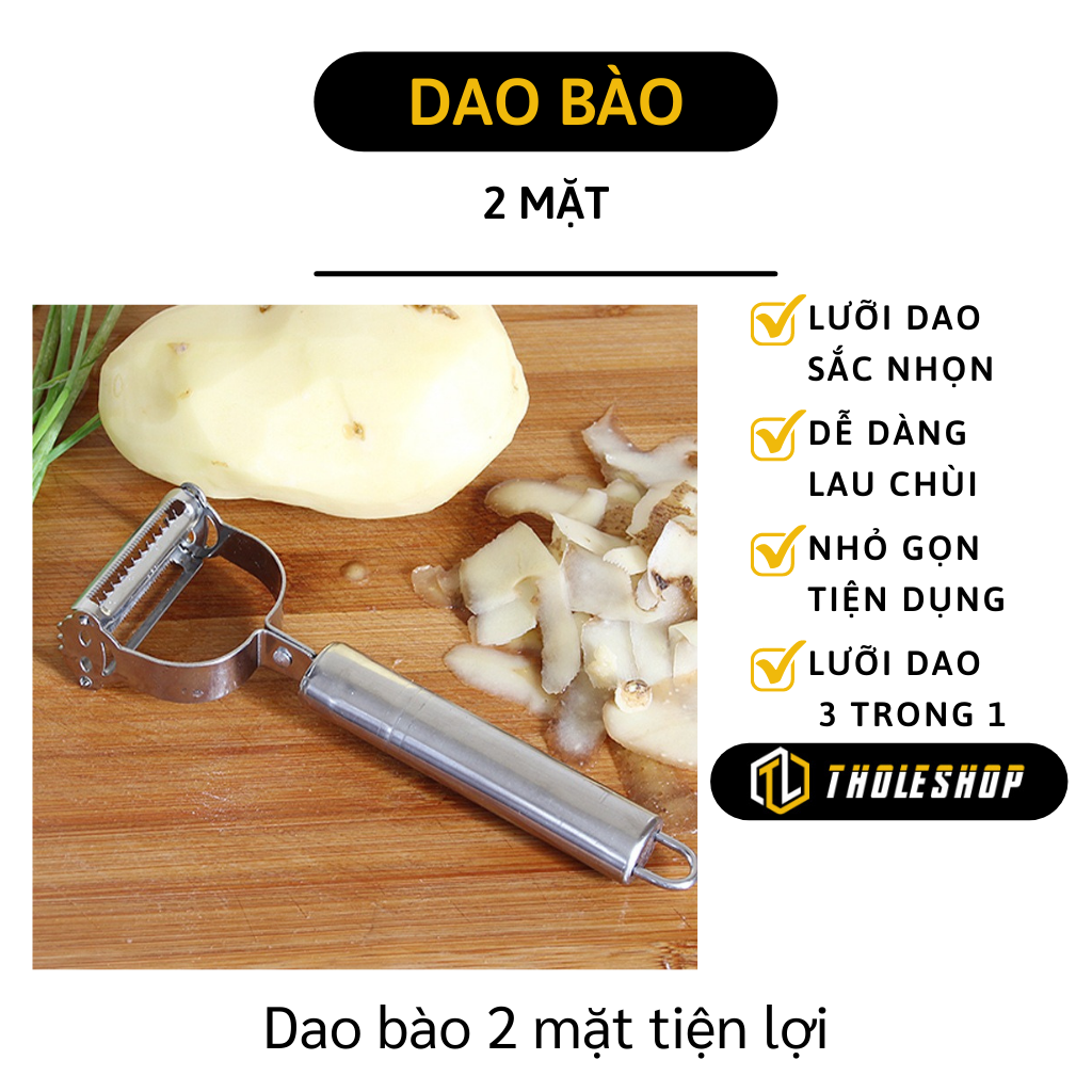 Dao bào rau củ quả - Dao bào 2 mặt tiện lợi bằng inbox - Dao bào dành cho nhà bếp , đồ dùng nhà bếp tiện dụng - Dao bào đa năng cắt gọt