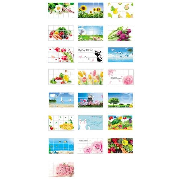 [HCM]Combo 4 Giấy dán bếp chịu nhiệt loại lớn 60x90cm