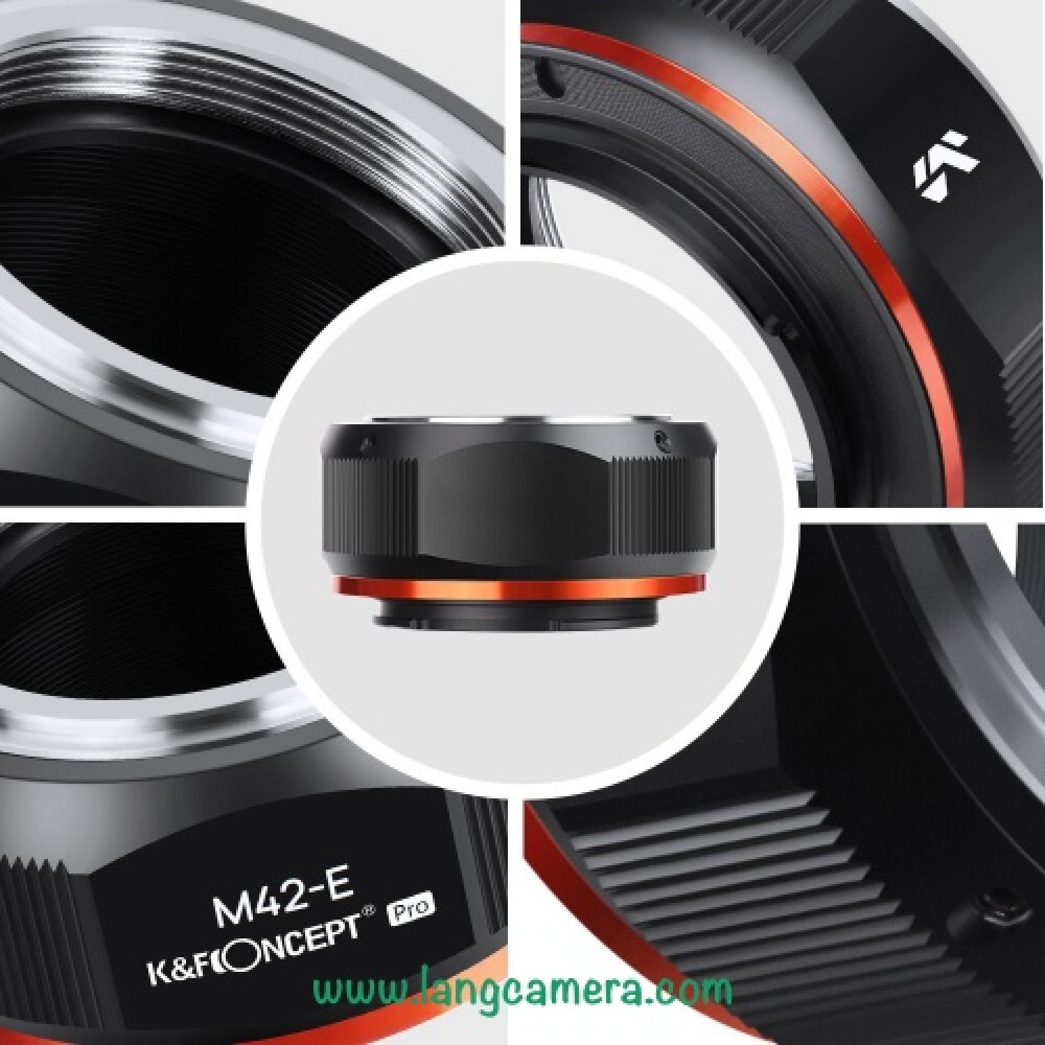 Ngàm chuyển M42-Nex PRO - Hiệu K&F Concept