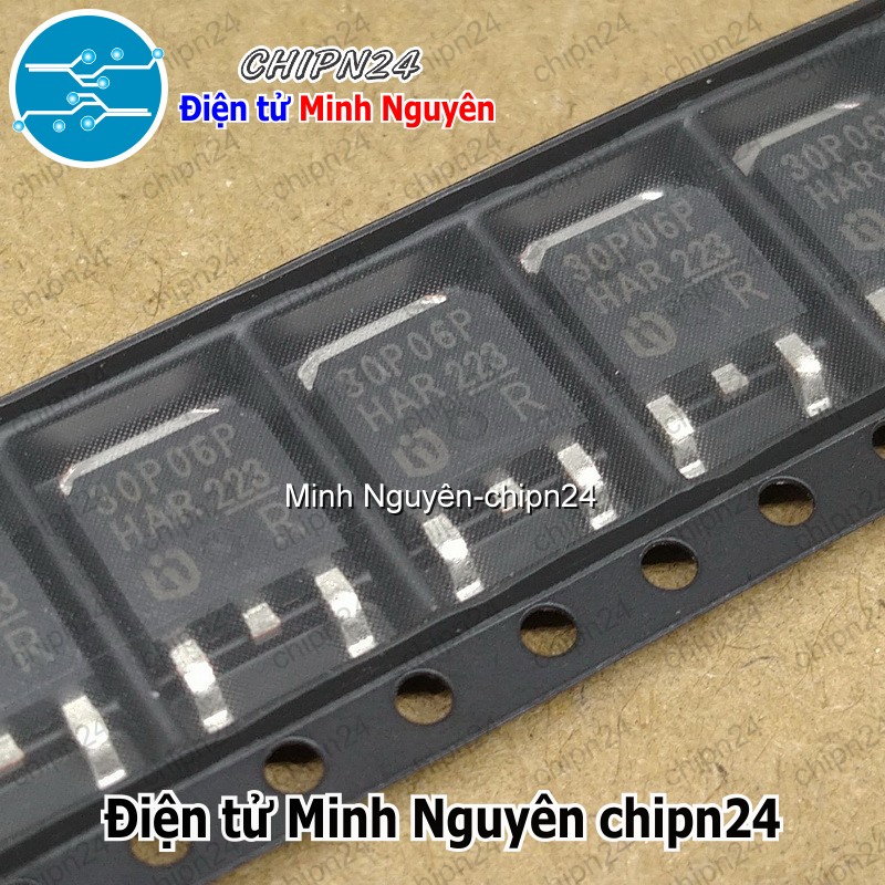 [2 con] (SOP) Mosfet Dán 30P06 TO-252 30A 60V Kênh P (SMD) (SPD30P06PG 30P06P) - HH006667