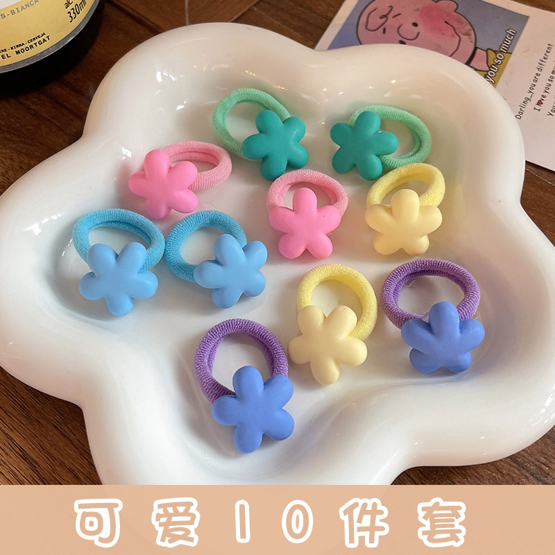 Set 10 cột tóc cho bé gái hình tim, sao, nơ,gấu dễ thương PK109