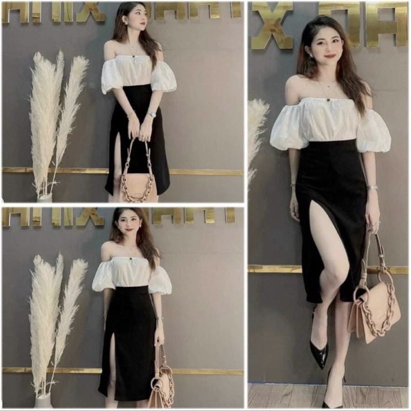 [ SIZE LỚN BIGSIZE 55Kg-100Kg ] CHÂN VÁY THUN CHỮ A XẺ ĐÙI