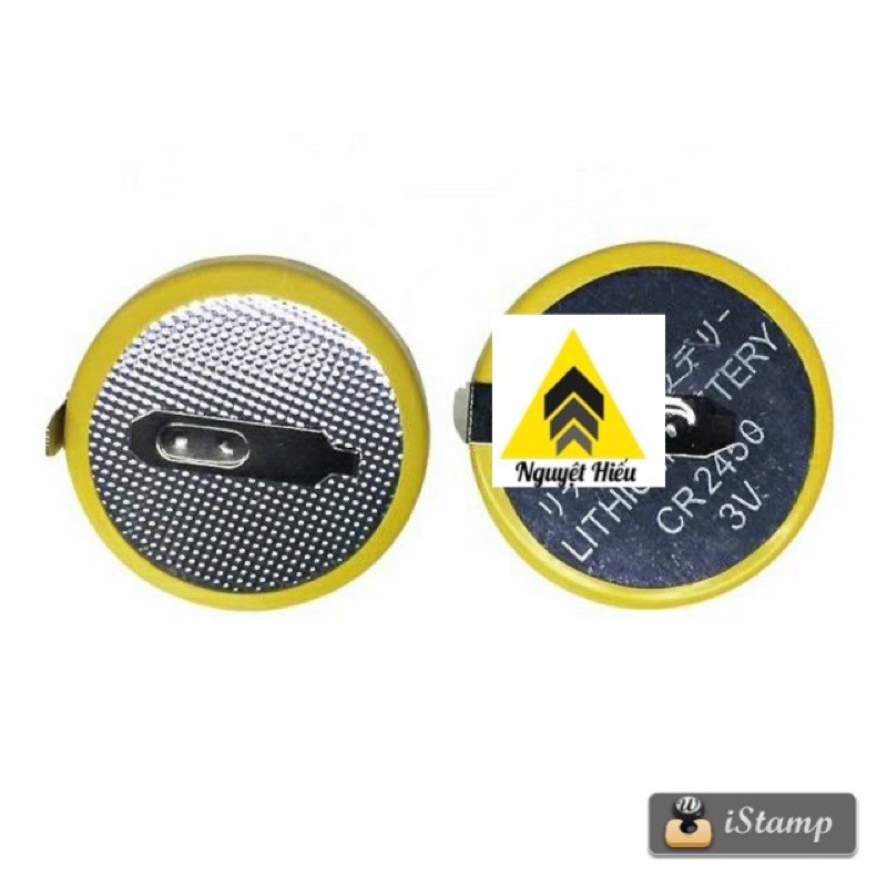 Pin CR2450 3V có chân cắm