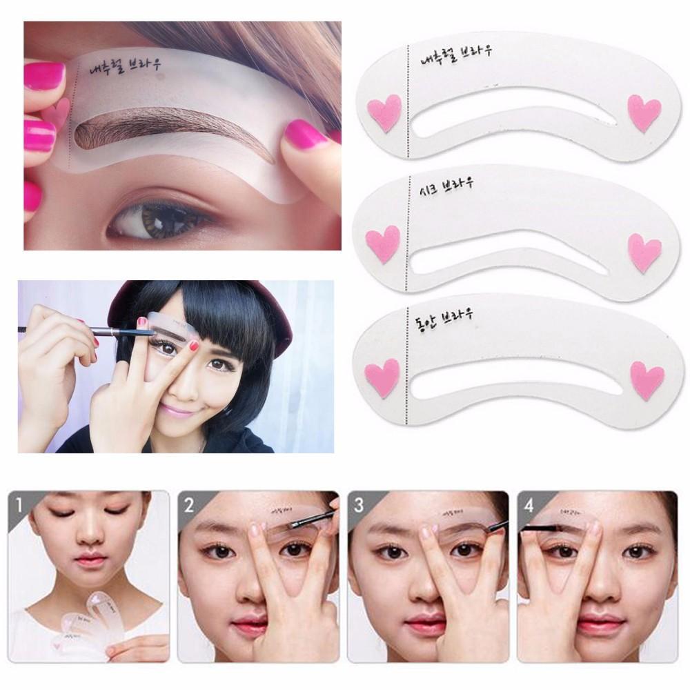 Bộ 3 khuôn kẻ chân mày Brow Class