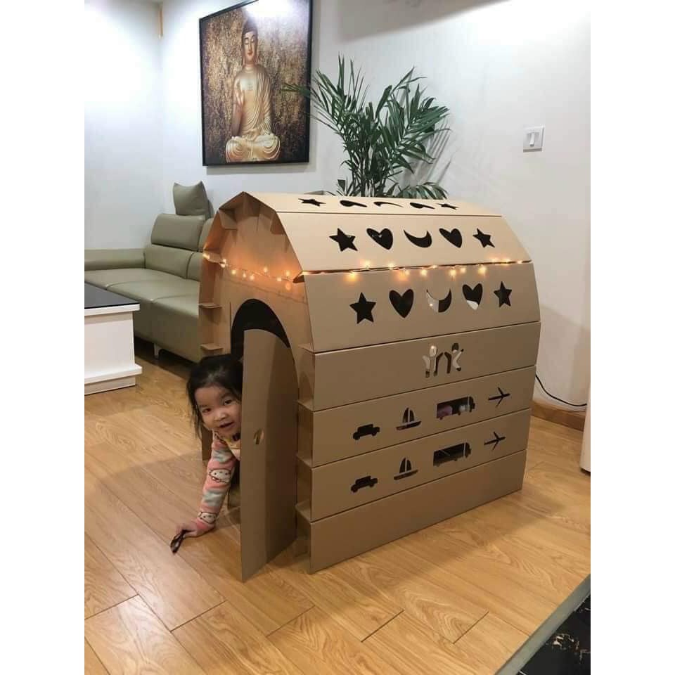 NHÀ GIẤY CARTON LẮP GHÉP THÔNG MINH